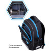 Рюкзак Berlingo Bliss "My bag blue" 40*29*19см, 3 отделения, 2 кармана, анатомическая ЭВА спинка